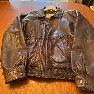 Men's Brown Leather Jacket